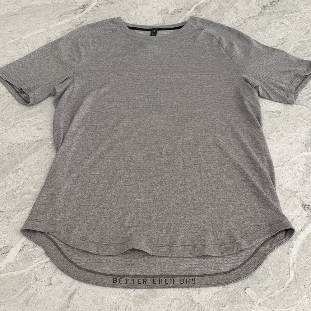 Lululemon Drysense Shirt | Heathered Gray | Size Large